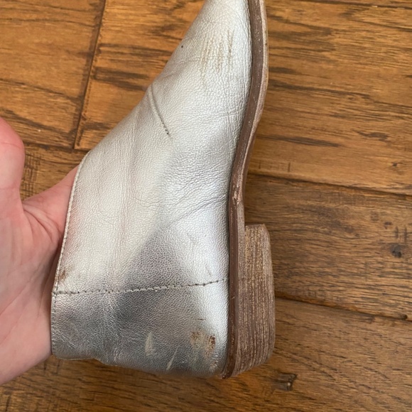 free people Mont Blanc Silver Cutout Sandals, Size EU 36/US 6 - Picture 9 of 11